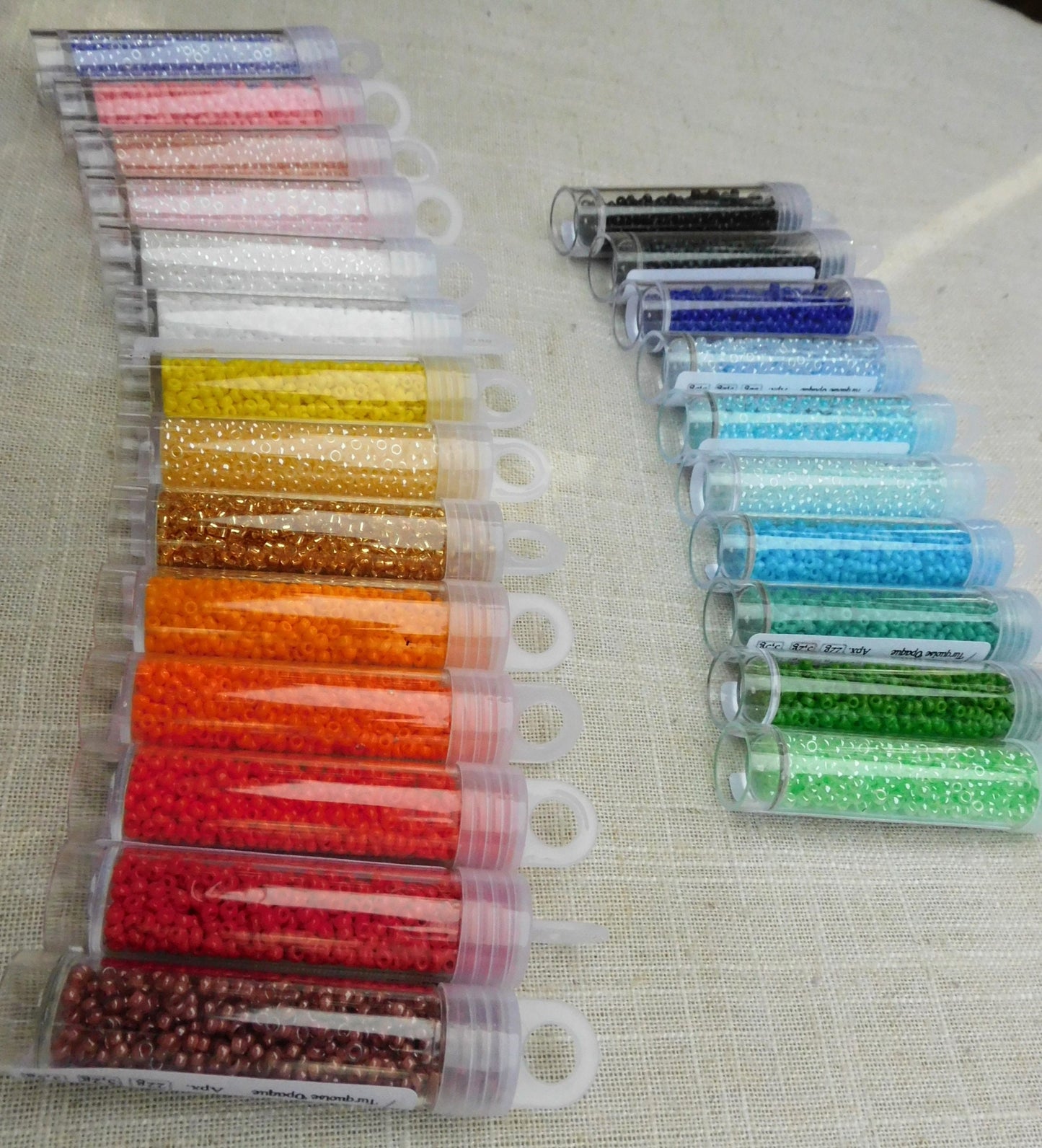 Kit de perles complet, 24 couleurs et textures, Kit de perles pour débutants, Ensemble complet, Miyuki 11/0, Kit de boucles d'oreilles, Cadeau pour elle, Ensemble de création