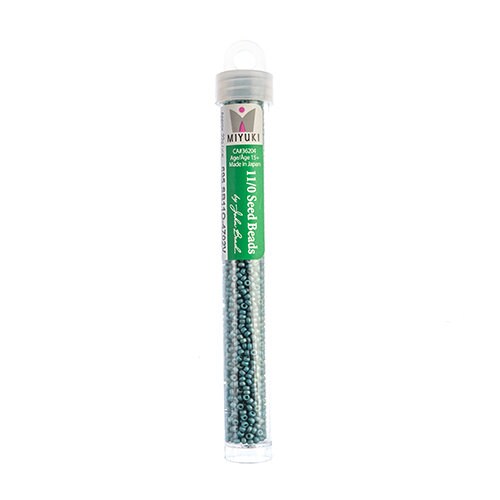 Miyuki 11/0, 11-4702, perles de rocaille, bleu arctique glacé givré arc-en-ciel mat AB, 50 g, 22 g, 5,2 g, 3,5 g, vente en gros disponible, perles de rocaille japonaises