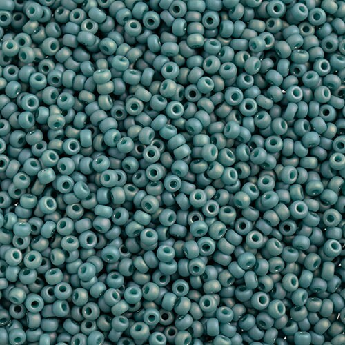 Miyuki 11/0, 11-4702, perles de rocaille, bleu arctique glacé givré arc-en-ciel mat AB, 50 g, 22 g, 5,2 g, 3,5 g, vente en gros disponible, perles de rocaille japonaises