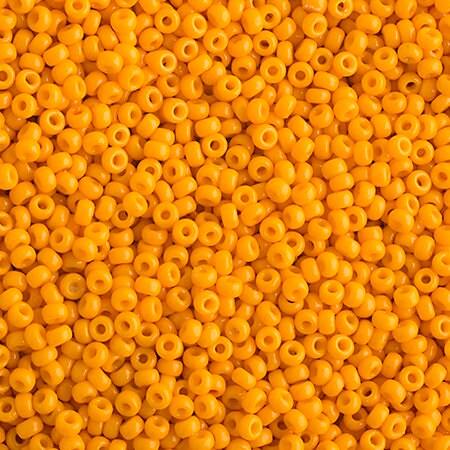Miyuki 11/0, 11-4453, Yellow Marigold Duracoat Opaque, Perles de rocaille, 50 g, 22 g, 5,2 g, 3,5 g, Verre, Vente en gros disponible, Excellente qualité