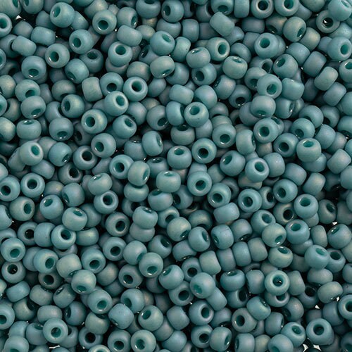 Miyuki 11/0, 11-4702, Seed Beads, Rainbow Frosted Glazed Arctic Blue Matte AB, 50g, 22g, 5.2g, 3.5g, Wholesale Available, Japanese seedbeads