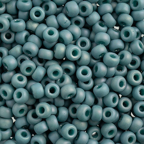 Miyuki 11/0, 11-4702, Seed Beads, Rainbow Frosted Glazed Arctic Blue Matte AB, 50g, 22g, 5.2g, 3.5g, Wholesale Available, Japanese seedbeads