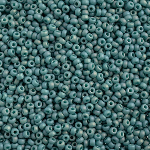 Miyuki 11/0, 11-4702, Seed Beads, Rainbow Frosted Glazed Arctic Blue Matte AB, 50g, 22g, 5.2g, 3.5g, Wholesale Available, Japanese seedbeads